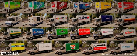 Пак новой рекламы для торговых грузовиков